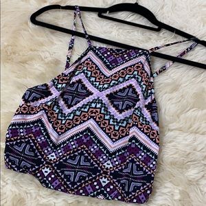 Express Tribal Crop Tank